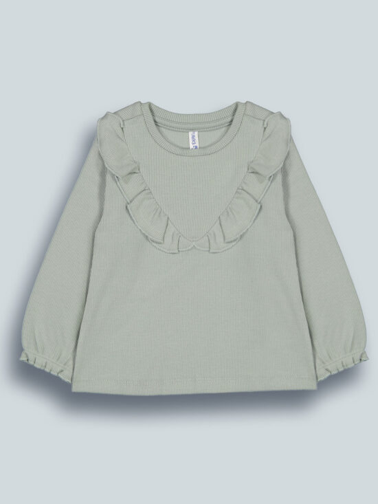 Tshirt In Costina Con Rouches