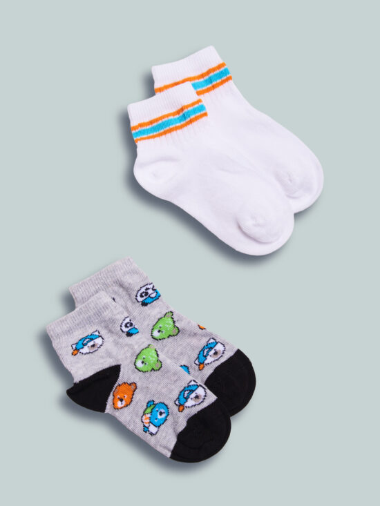 Set Due Paia Di Calzini