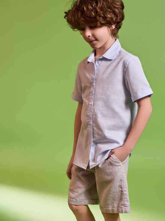 Bermuda Chinos Misto Lino