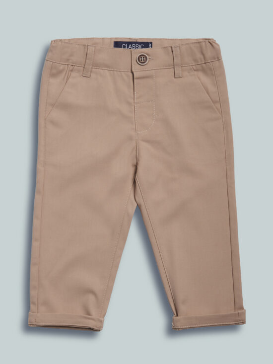 Pantaloni Chinos Tessuto Elegante