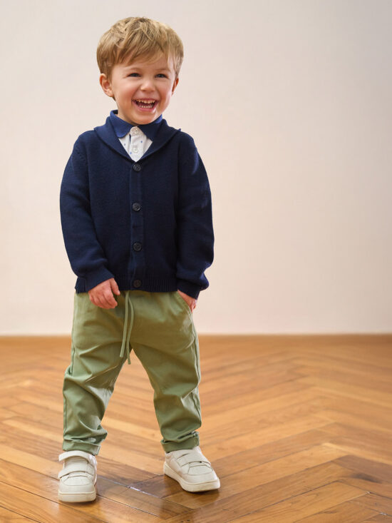 Pantaloni Tessuto Elegante