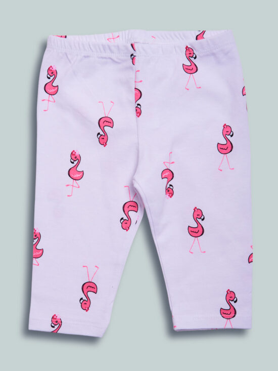 Leggings Sotto Ginocchio Fenicotteri