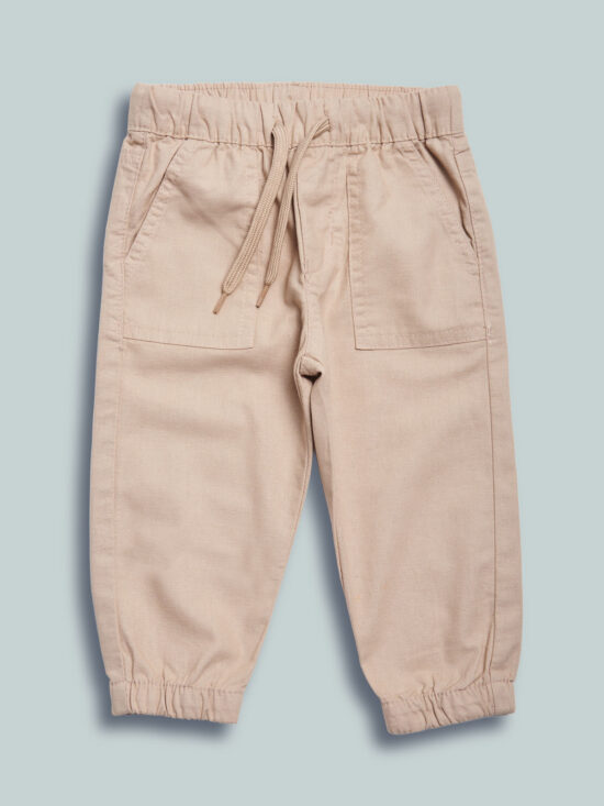 Pantaloni Jogging Misto Lino