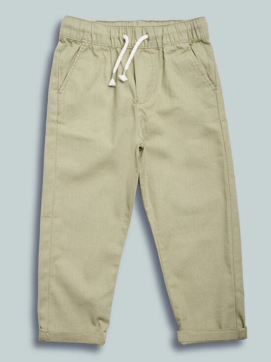 Pantaloni Misto Lino Regular Fit