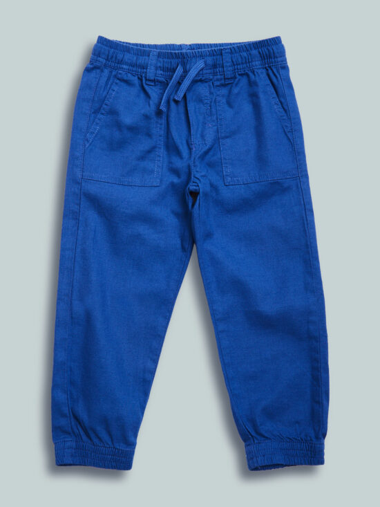 Pantaloni Jogging Misto Lino