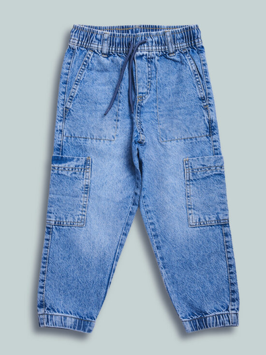 Pantaloni Denim Jogging