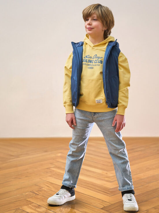 Pantaloni Denim Elasticizzato Relaxed Fit