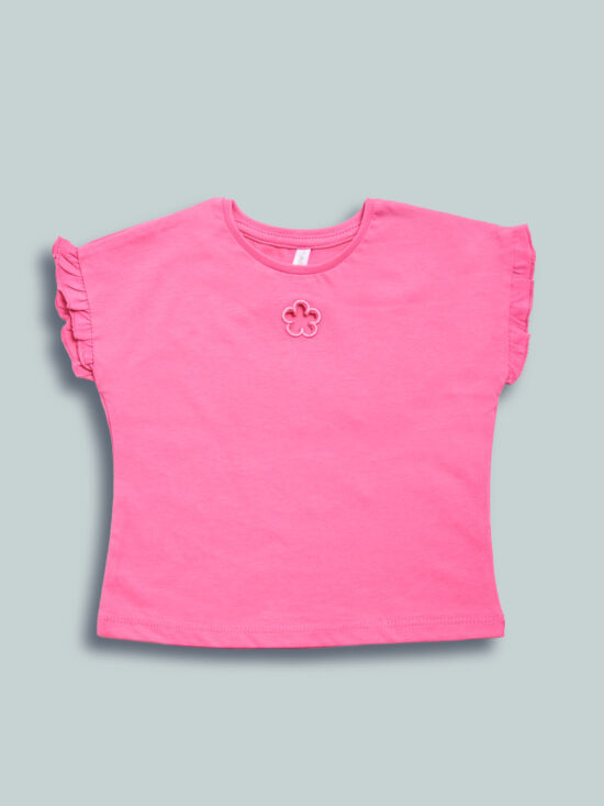 Tshirt Ricamo Fiore