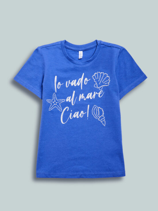 Tshirt Scritta Sfumata