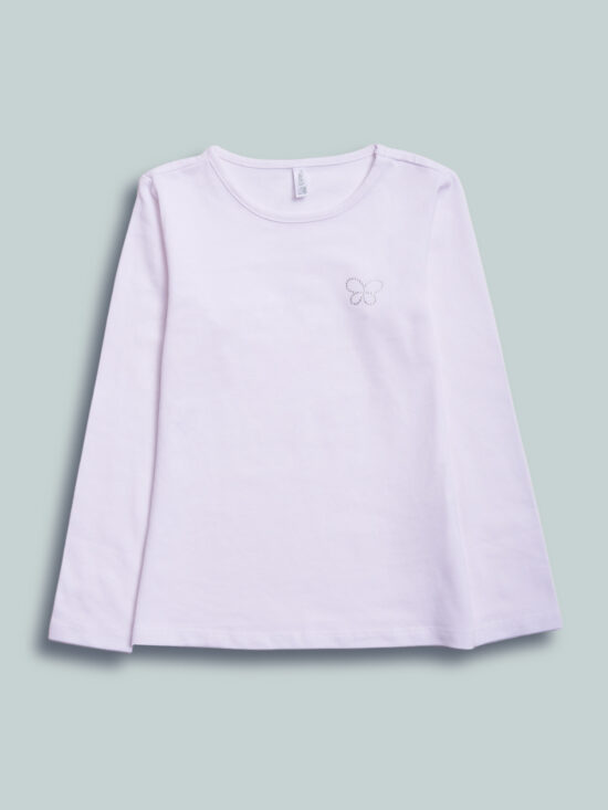 Tshirt Farfalla Strass