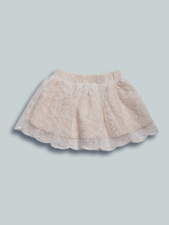 Gonna Tulle Ricamato