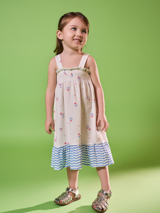 Vestito Lungo Fantasia