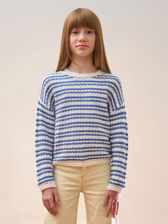 Maglia Traforata Rigata