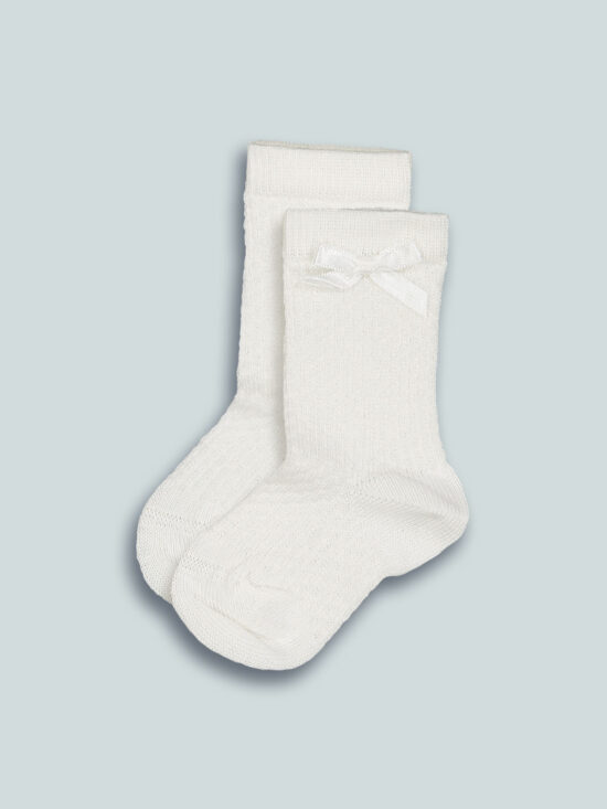 Calzino Con Fiocco Neonata