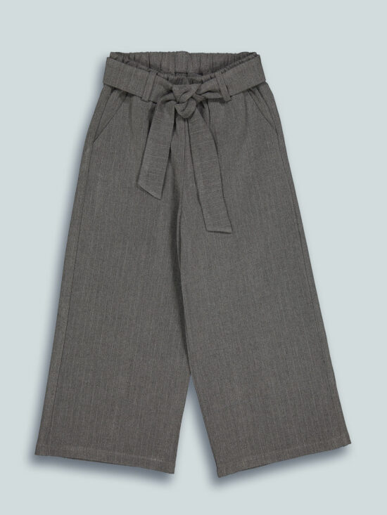Pantaloni Ampi Gessato Lurex