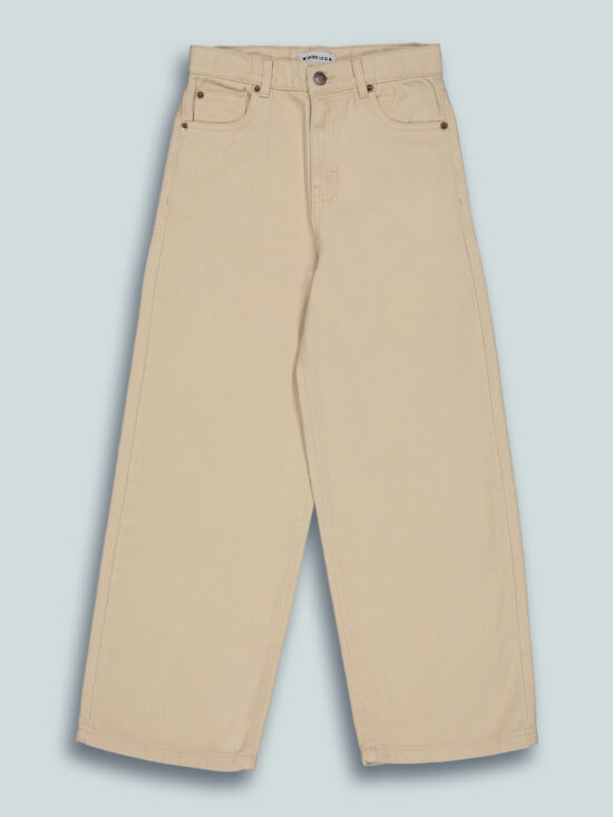 Pantaloni Drill Wide Leg