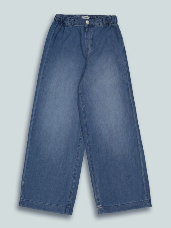 Pantaloni Denim Wide Leg