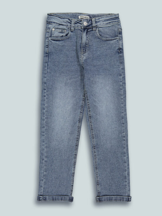 Pantaloni Denim Stretch Regular Fit