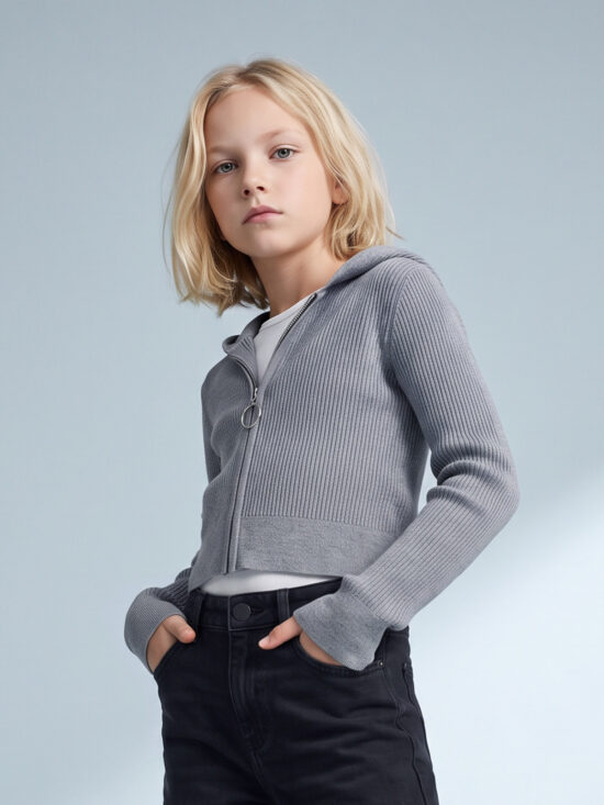Cardigan Con Cappuccio